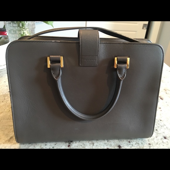 YSL Baby Cabas Handbag in Fog - Picture 3 of 8